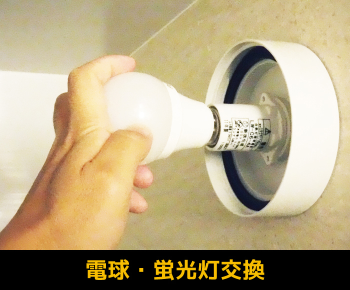 電球・蛍光灯交換