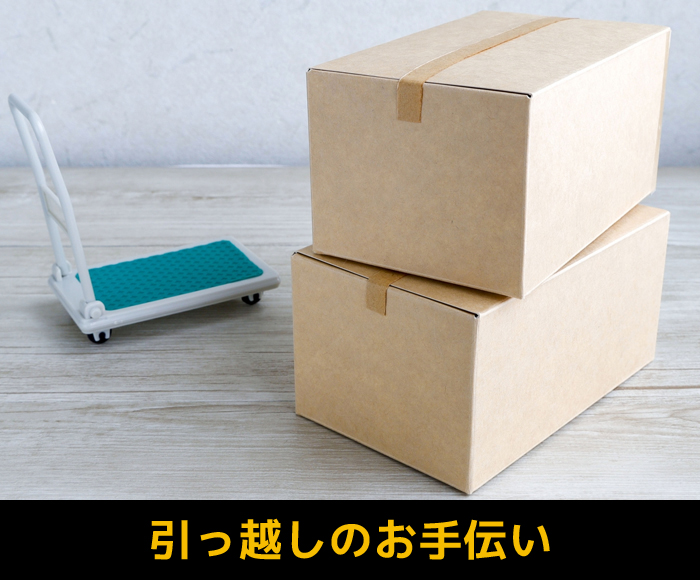 引っ越しのお手伝い